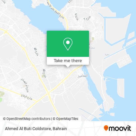 Ahmed Al Buti Coldstore map