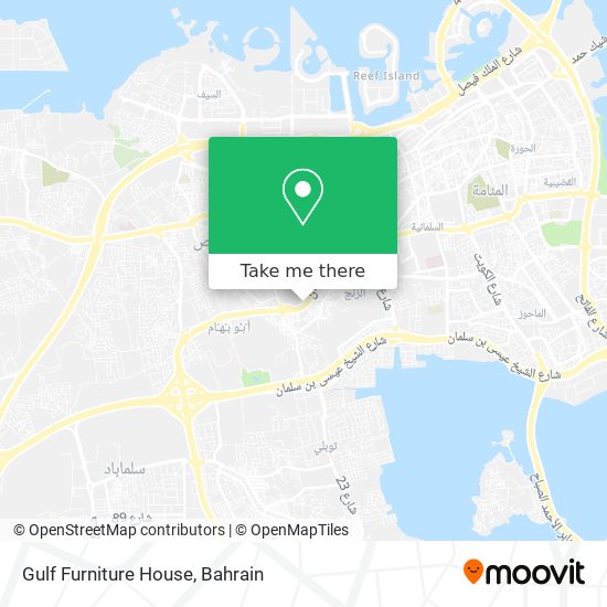 Gulf Furniture House map