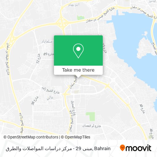 مبنى 29 - مركز دراسات المواصلات والطرق map