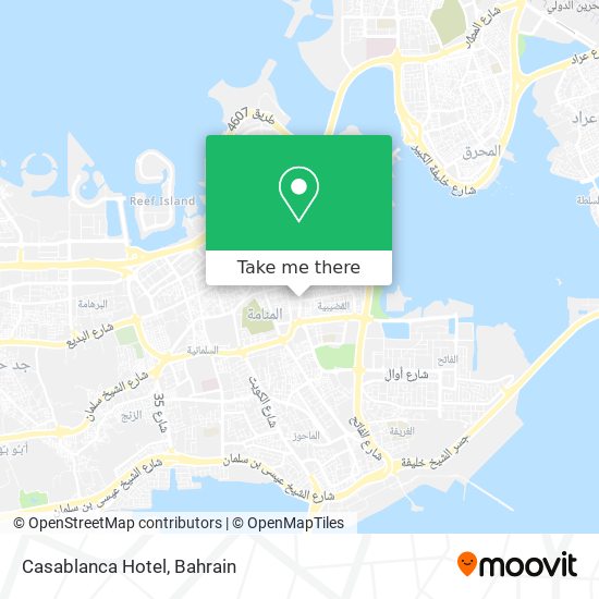 Casablanca Hotel map