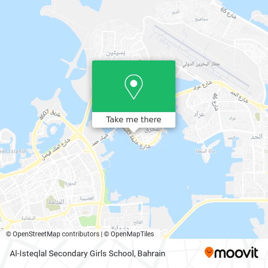 Al-Isteqlal Secondary Girls School map