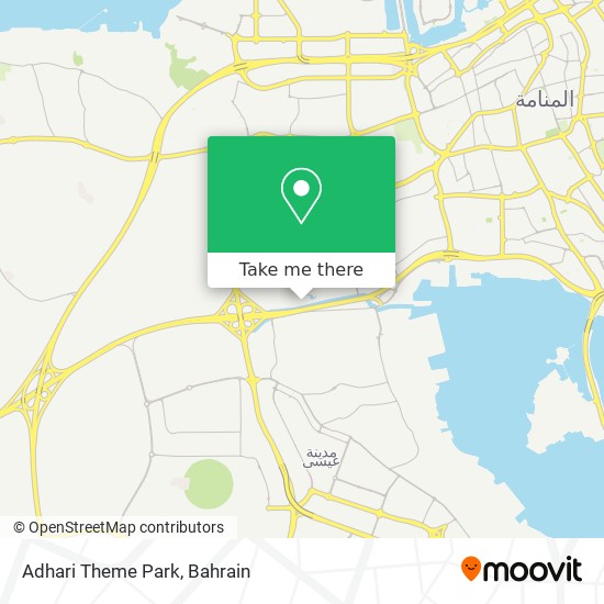 Adhari Theme Park map