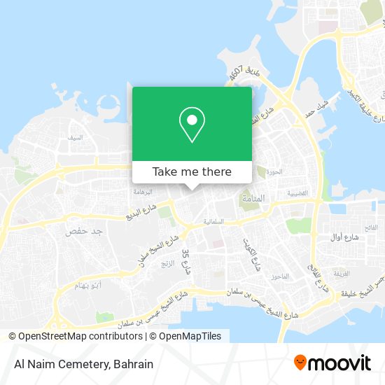 Al Naim Cemetery map