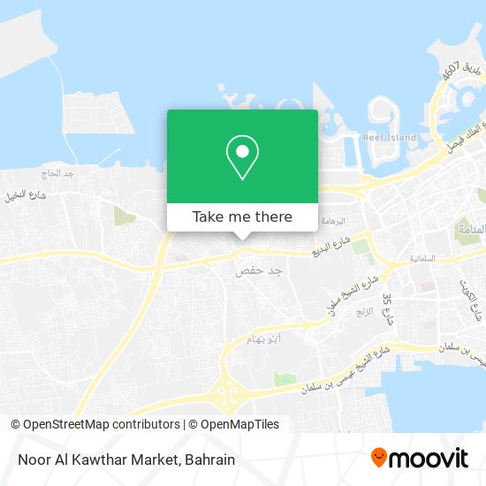 Noor Al Kawthar Market map