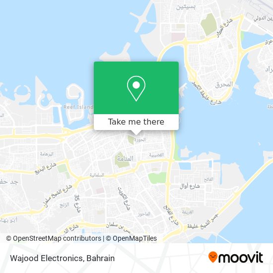 Wajood Electronics map