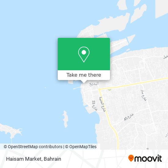 Haisam Market map