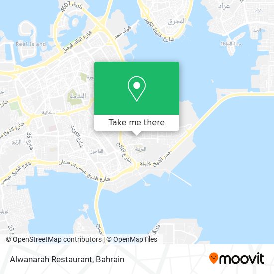 Alwanarah Restaurant map