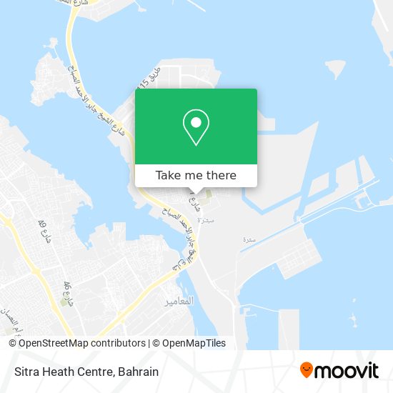 Sitra Heath Centre map