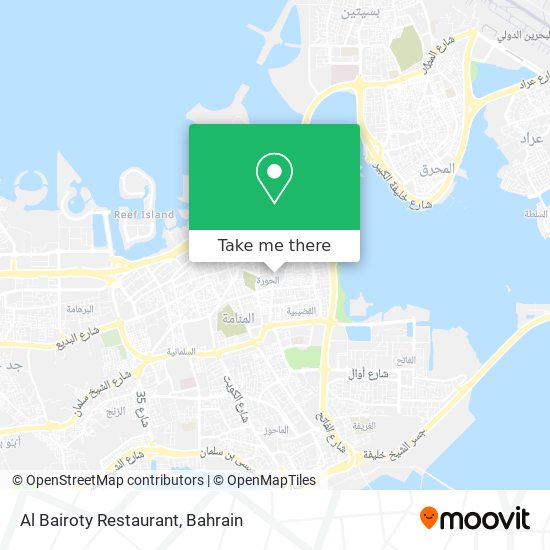Al Bairoty Restaurant map