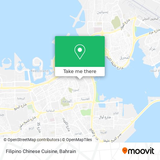 Filipino Chinese Cuisine map