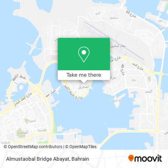 Almustaobal Bridge Abayat map