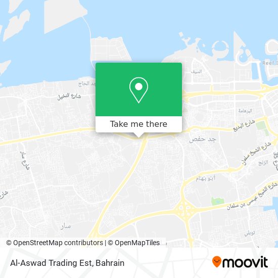 Al-Aswad Trading Est map