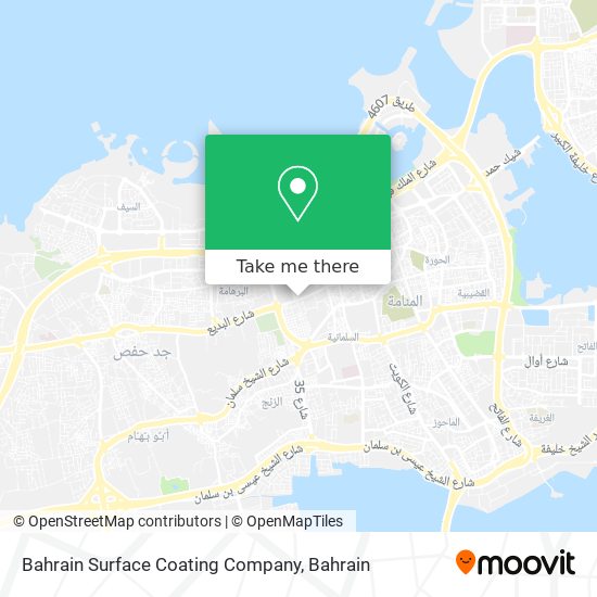 Bahrain Surface Coating Company map