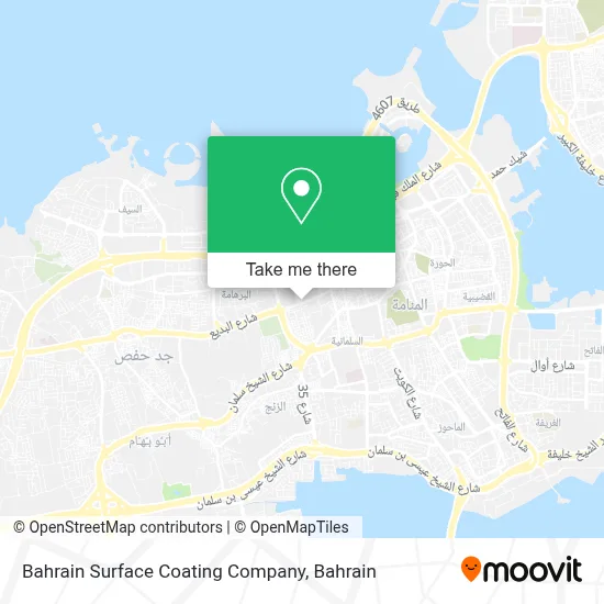 Bahrain Surface Coating Company map