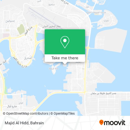 Majid Al Hidd map