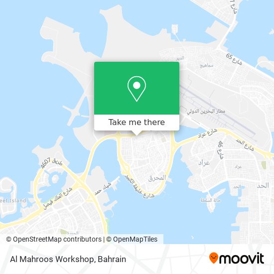 Al Mahroos Workshop map