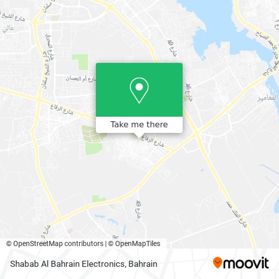 Shabab Al Bahrain Electronics map