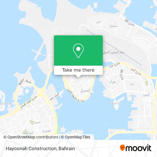 Hayoonah Construction map