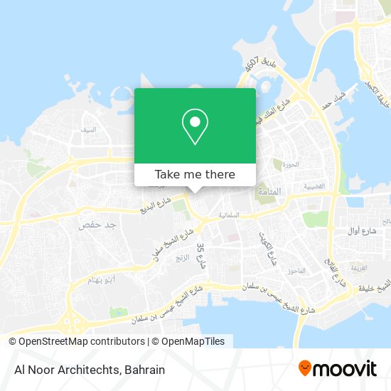 Al Noor Architechts map