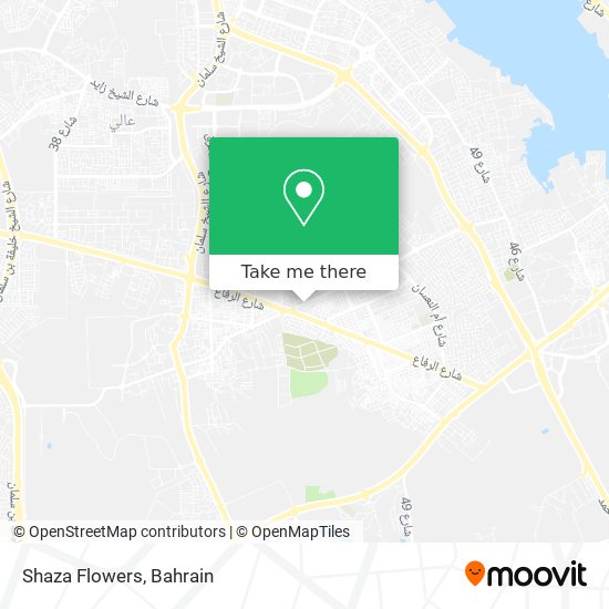 Shaza Flowers map