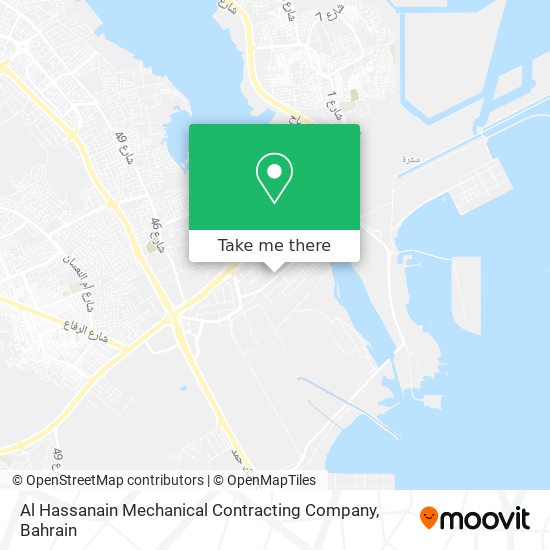 Al Hassanain Mechanical Contracting Company map