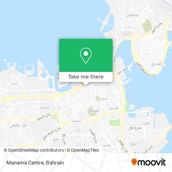 Manama Centre map