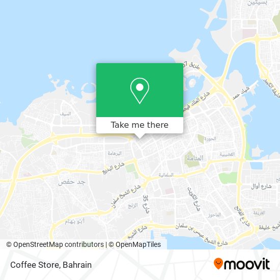 Coffee Store map