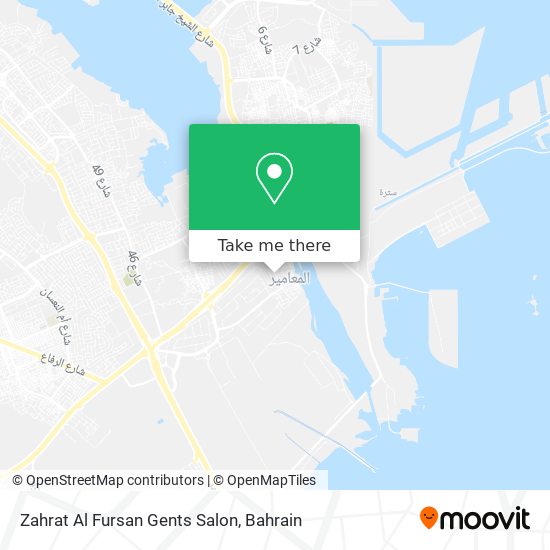 Zahrat Al Fursan Gents Salon map
