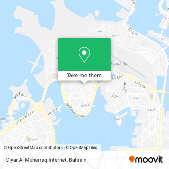 Diyar Al Muharraq Internet map