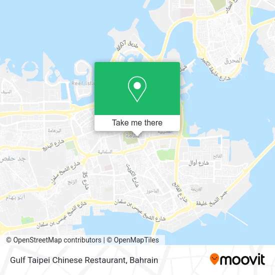 Gulf Taipei Chinese Restaurant map