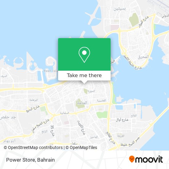 Power Store map