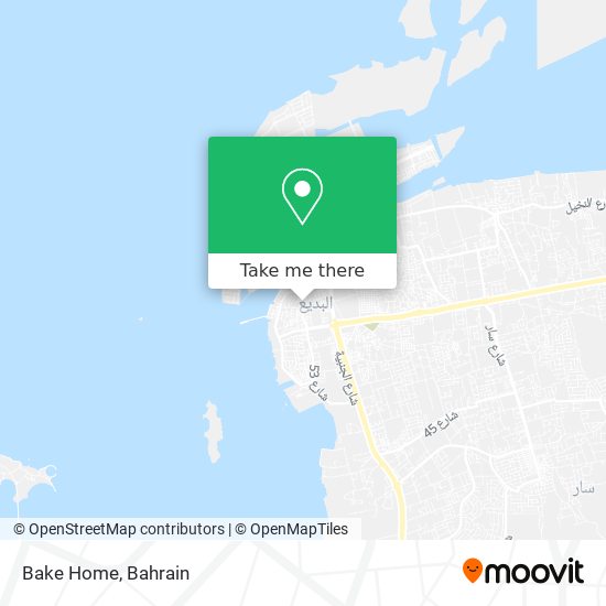 Bake Home map