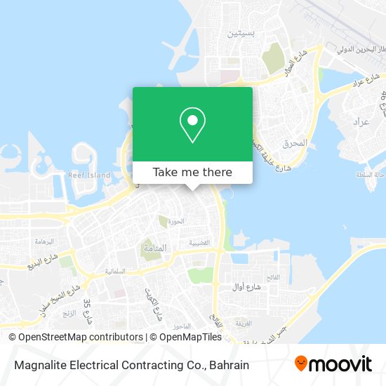 Magnalite Electrical Contracting Co. map