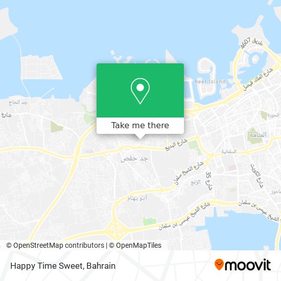 Happy Time Sweet map