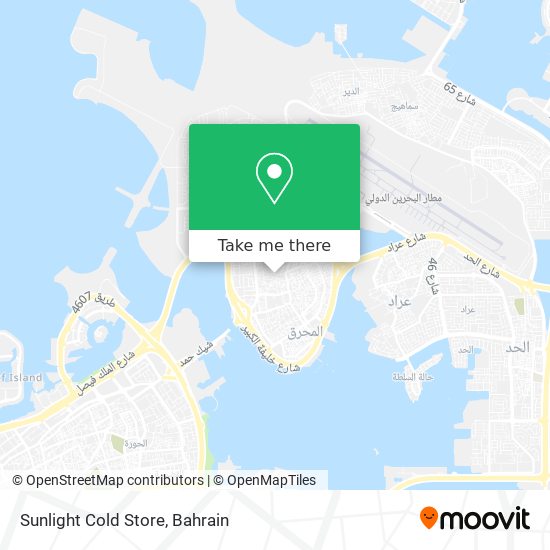 Sunlight Cold Store map