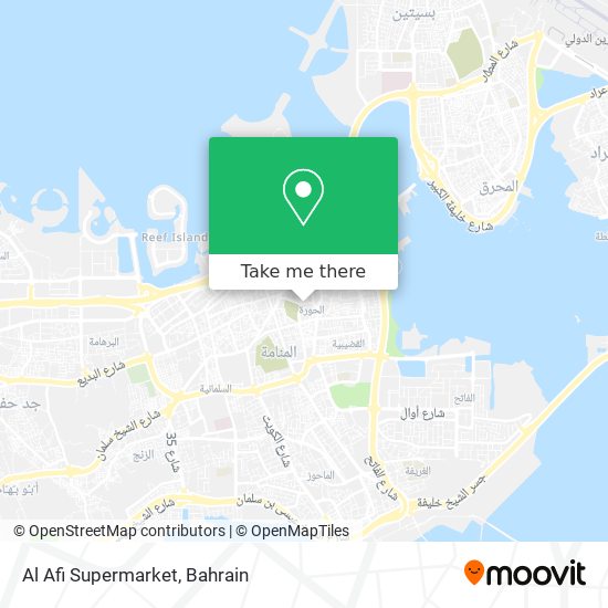 Al Afi Supermarket map