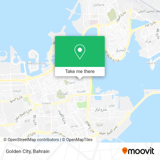 Golden City map