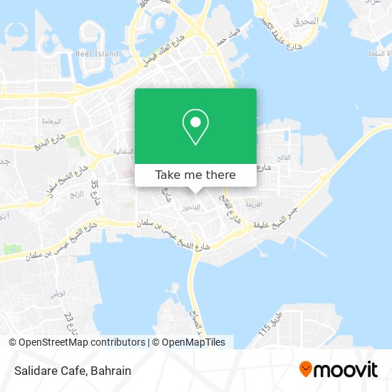 Salidare Cafe map