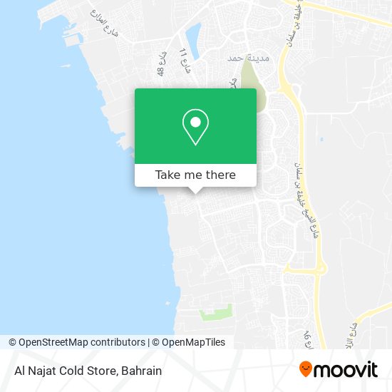 Al Najat Cold Store map