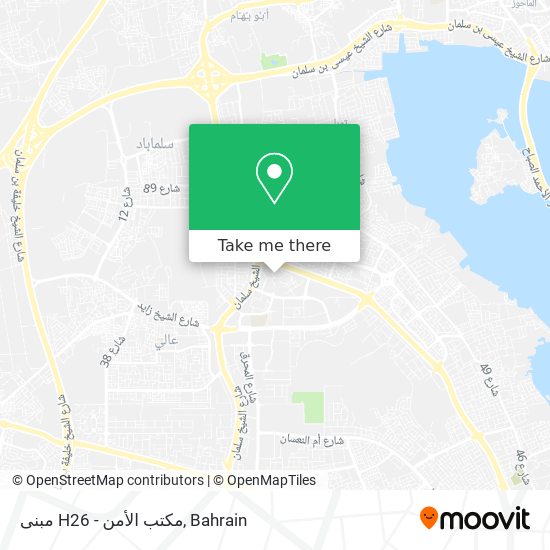 مبنى H26 - مكتب الأمن map