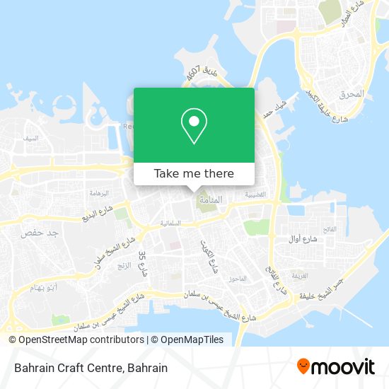 Bahrain Craft Centre map