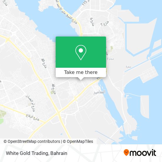 White Gold Trading map