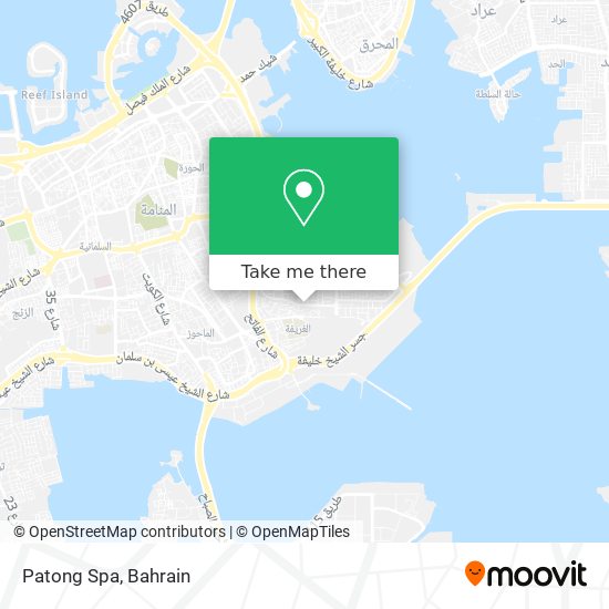 Patong Spa map