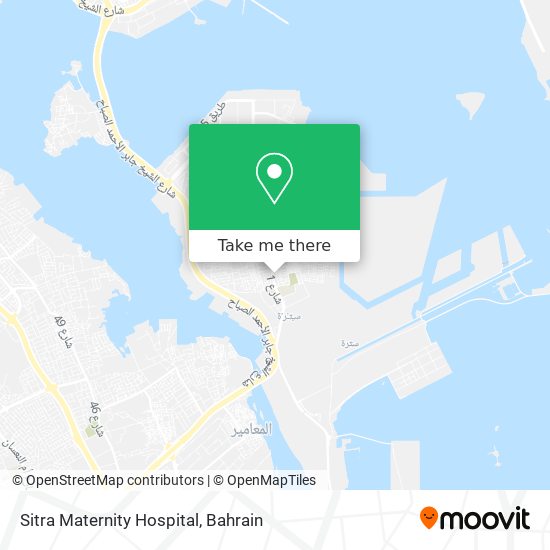 Sitra Maternity Hospital map