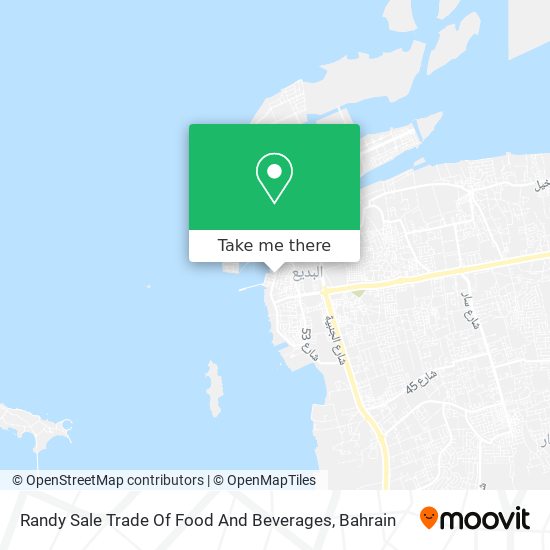 Randy Sale Trade Of Food And Beverages map