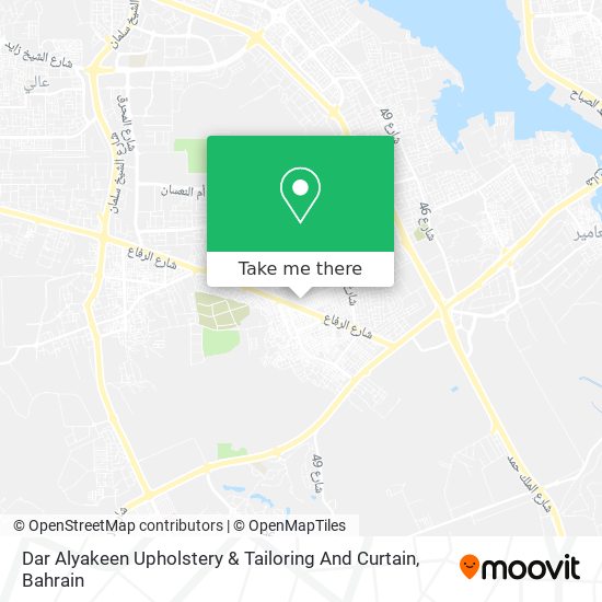 Dar Alyakeen Upholstery & Tailoring And Curtain map