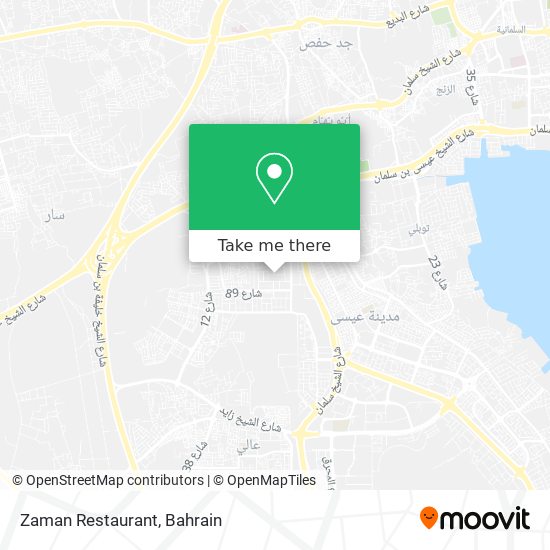 Zaman Restaurant map
