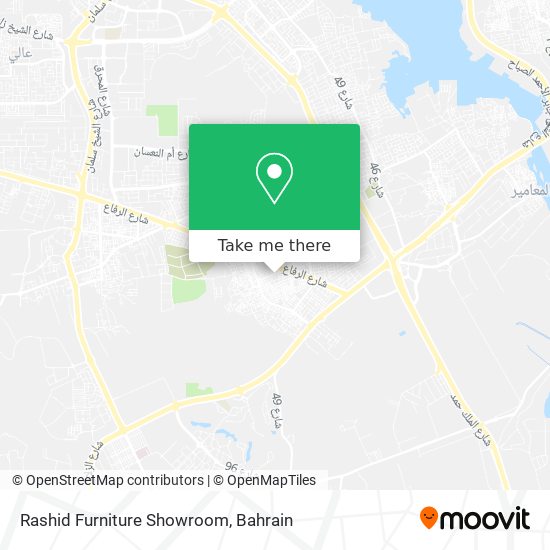 Rashid Furniture Showroom map