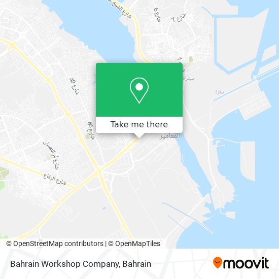 Bahrain Workshop Company map
