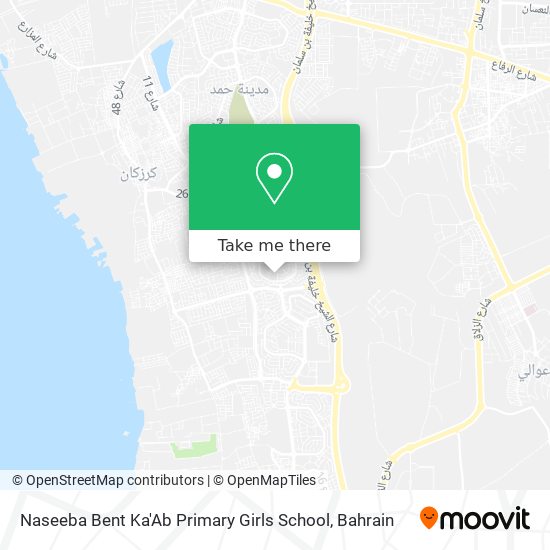 Naseeba Bent Ka'Ab Primary Girls School map
